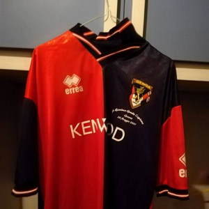 Maglia Genoa Erreà – Partita dedicata a Gianluca Signorini (24 maggio 2001)